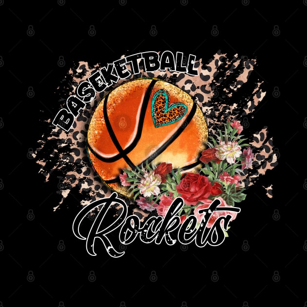 Aesthetic Pattern Rockets Basketball Gifts Vintage Styles by Frozen Jack monster