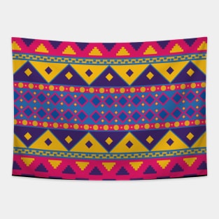 Mexican Aztec Pattern Print Cinco De Mayo Gift Tapestry