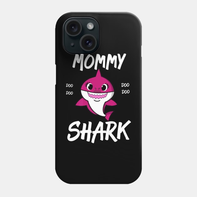 Baby Shark Mommy Shark Doo Doo Phone Case by Stick Figure103