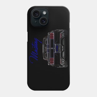 Ford Mustang GT Rear End Phone Case