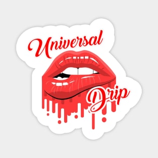 Universal Drip Red Lips Magnet