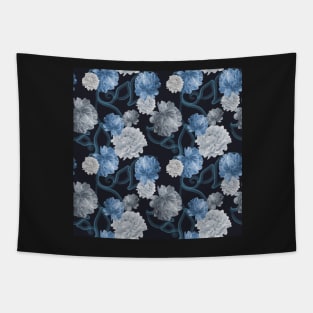 Blue Peonies #redbubble Tapestry