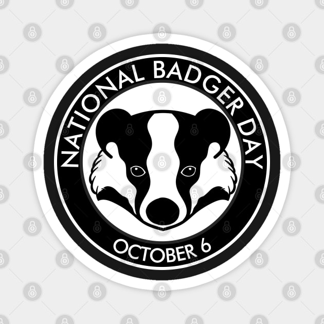 National Badger Day Magnet by HolidayBug