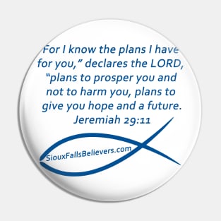 SCRIPTURE Jeremiah 29:11 Pin