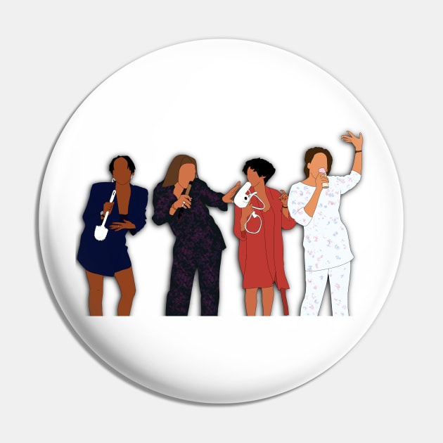 Living Single TV Show Fan Art Pin by tayelectronica