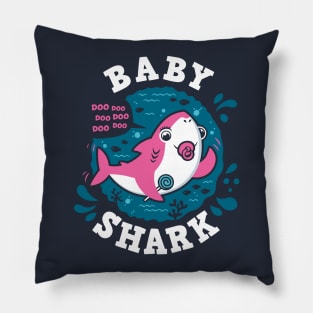 Baby Shark Girl Pacifier Pillow