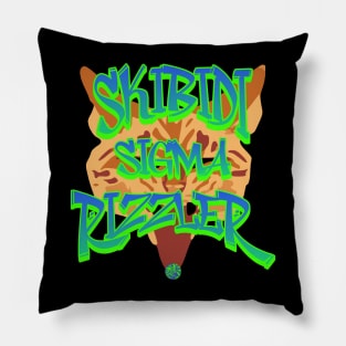 Skibidi Sigma Rizzler Funny Gift Idea Pillow