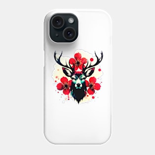 Flowerfull Deer. Phone Case