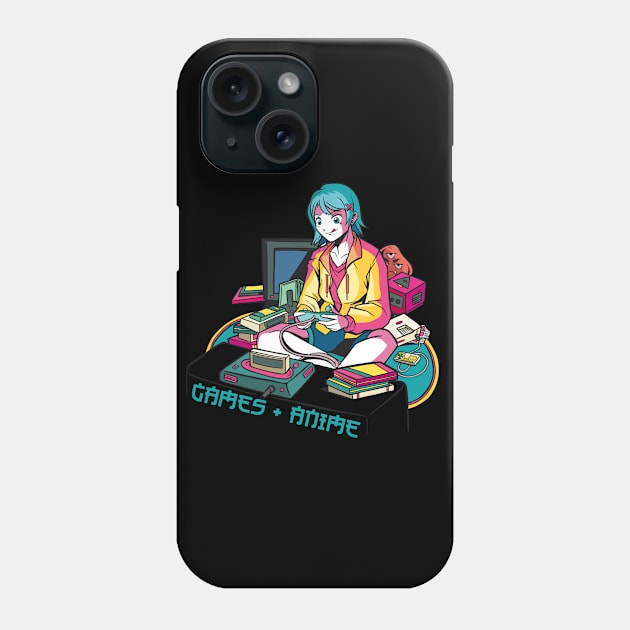 Games and Anime Phone Case by deificusArt