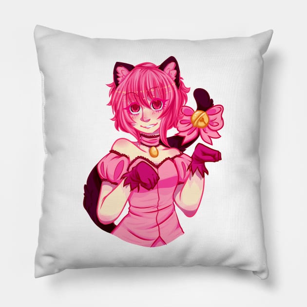 Mew Mew Pillow by VisceraKing