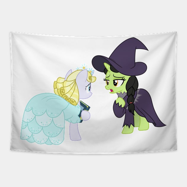 Wicked ponies 1 Tapestry by CloudyGlow