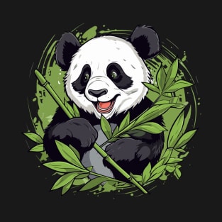 A Panda's Snack Time T-Shirt