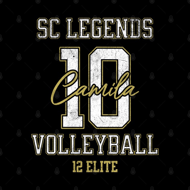 Camila #10 SC Legends (12 Elite) - Black by SC Legends Merch