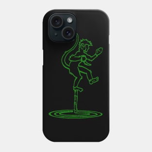 Monkey Stick - Green Phone Case