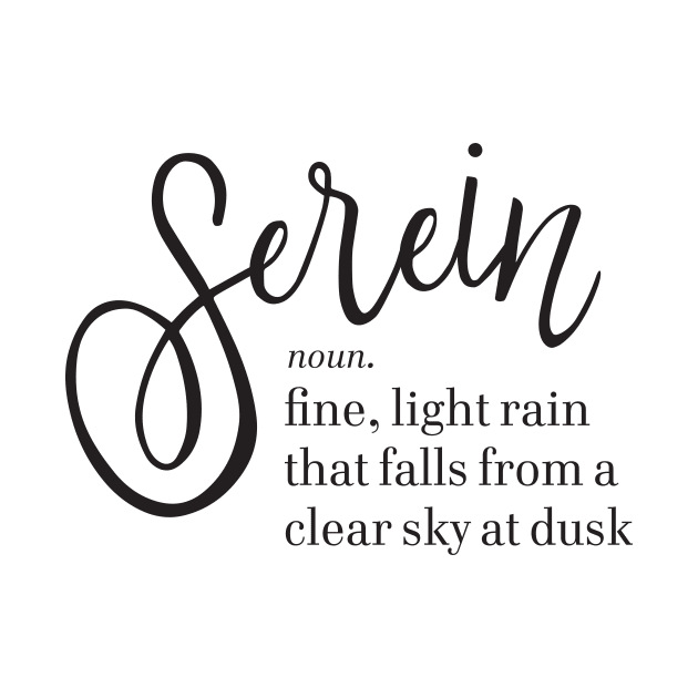 Serein Rain Definition by KitCronk