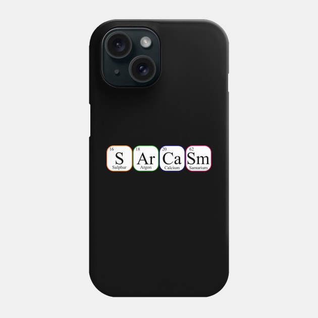 Chemistry loves sarcasm Phone Case by Geoji 