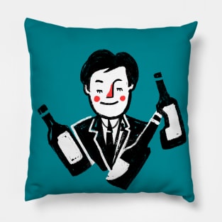 Wine All Night Pillow