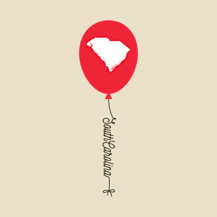 South Carolina State Balloon T-Shirt