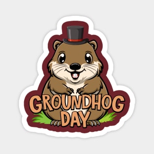 Groundhog Day – February Magnet