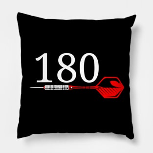 Perfect Score Darts Tee - "180" Maximum Throw Shirt Pillow