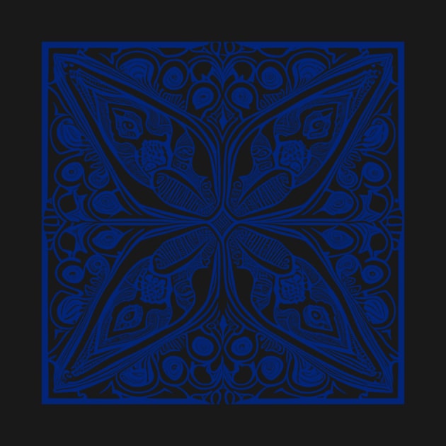 Paisley Print - Blue Aesthetic by BubbleMench