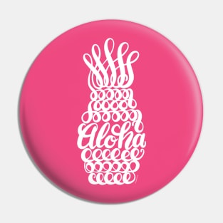 Fun Summer Hawaii Vacay Pineapple Art Design Pin