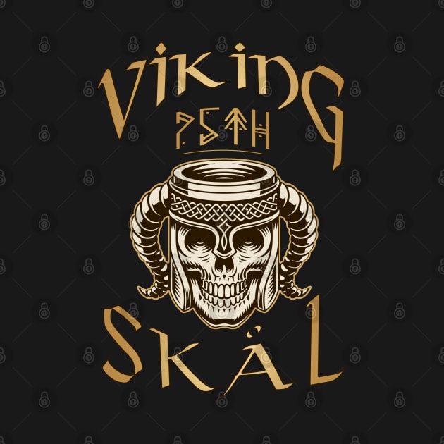 Viking-Skål: 75th Birthday Celebration for a Viking Warrior - Gift Idea by KrasiStaleva