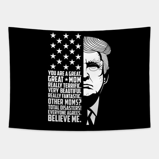 Trump Mother's Day Tapestry by Bingeprints