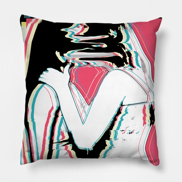 Technokind Tshirt Techno Pillow by avshirtnation