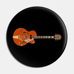 Eddie Cochran Rockabilly Guitar Pin