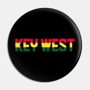 Key West Roots Rock Reggae Pin