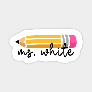 Customized pencil, back to school Magnet