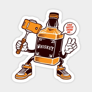 Whiskey Save Water Drink ME Magnet
