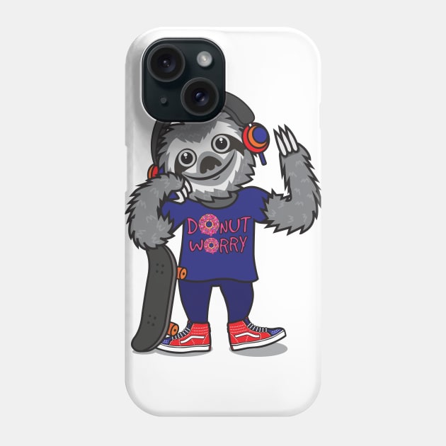 Sloth Life Phone Case by Plushism