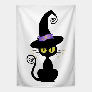 Witchy Kitty Tapestry