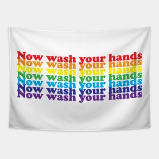 Now Wash Your Hands Tapestry