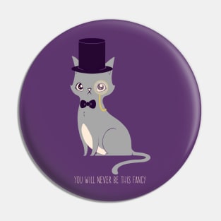 Fancy Cat Pin