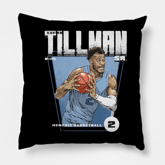 Xavier Tillman Sr. Memphis Premier Pillow by MASTER_SHAOLIN