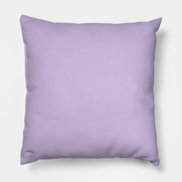 Lavender Plain Solid Color Pillow by squeakyricardo