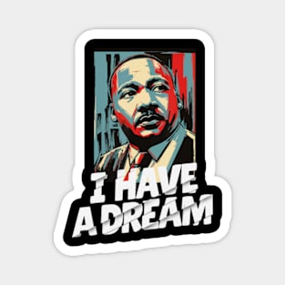 Black History Month Martin Dream Magnet