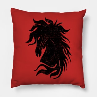 The Black Horse Pillow