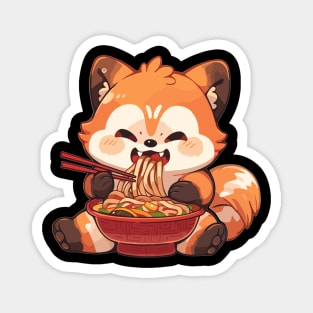 Ramen Red Panda Magnet