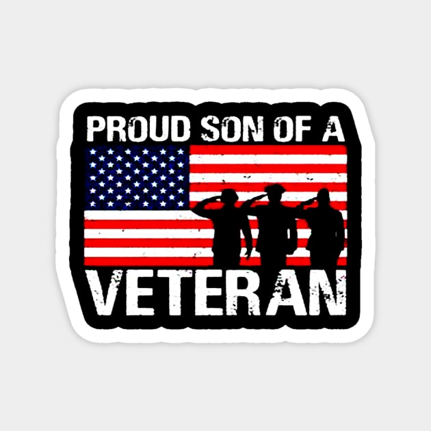 Proud Son of a Veteran Veterans Son Magnet by nahuelfaidutti