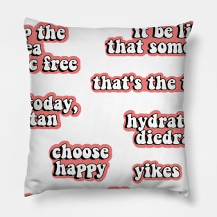 Pink Quotes Pack Pillow