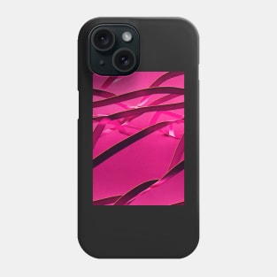In October We Wear Pink - Pink Awerness Ribbons, best pattern for Pinktober! #2 Phone Case