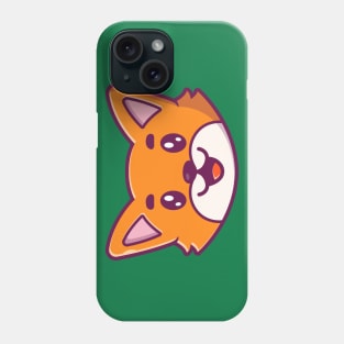 Cute Dog Face Cartoon (1) Phone Case