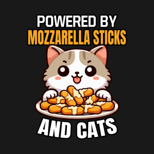 Mozzarella Sticks And Cats T-Shirt