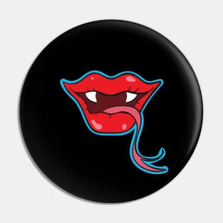 Snake Lips Pin