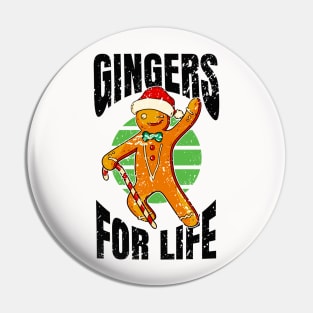 Christmas Santa Claus Gingers for life Pin