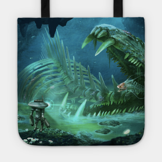 Exploring The Lost River Subnautica Tragetasche Teepublic De